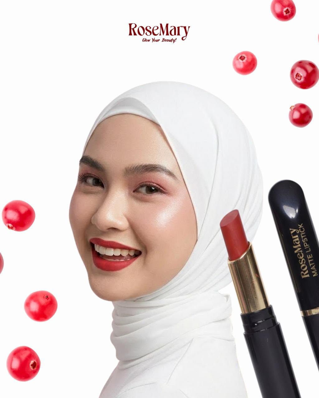 ROSEMARY Colorfix Matte Lipstick M01 — Pearly Brown