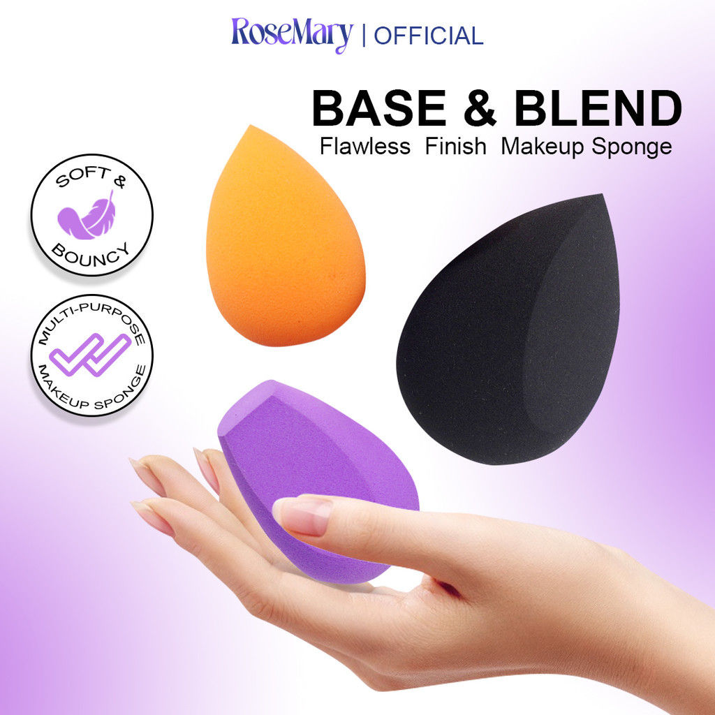 Rosemary Beauty Blender Latex Free for Sensitive skin Hypoallergenic Komestik Tools Beauty Blender SPONGE MUA PROFESIONAL PUFF FOUNDATION CONCEALER CREAM BLUSH - Image 3