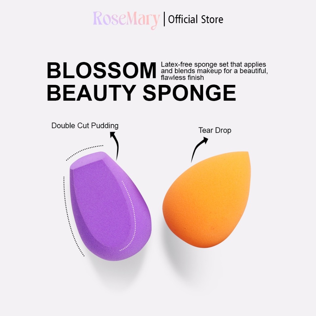 Rosemary Beauty Blender Latex Free for Sensitive skin Hypoallergenic Komestik Tools 60x40 mm Sponge - Image 6