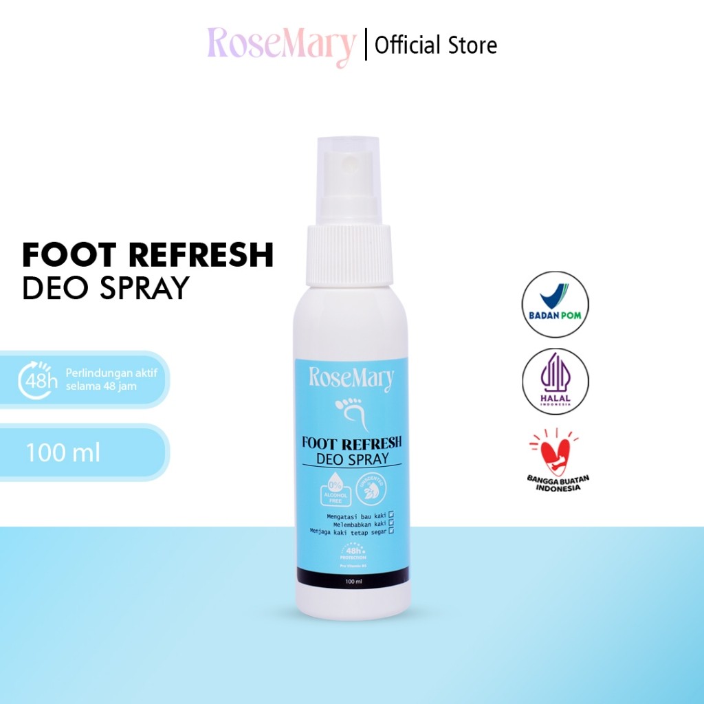 Rosemary Foot Refresh Deo Spray | Deo Spray | Spray Kaki | Anti Bau Kaki | Kaki Pecah pecah | Spray Kaki - Image 2