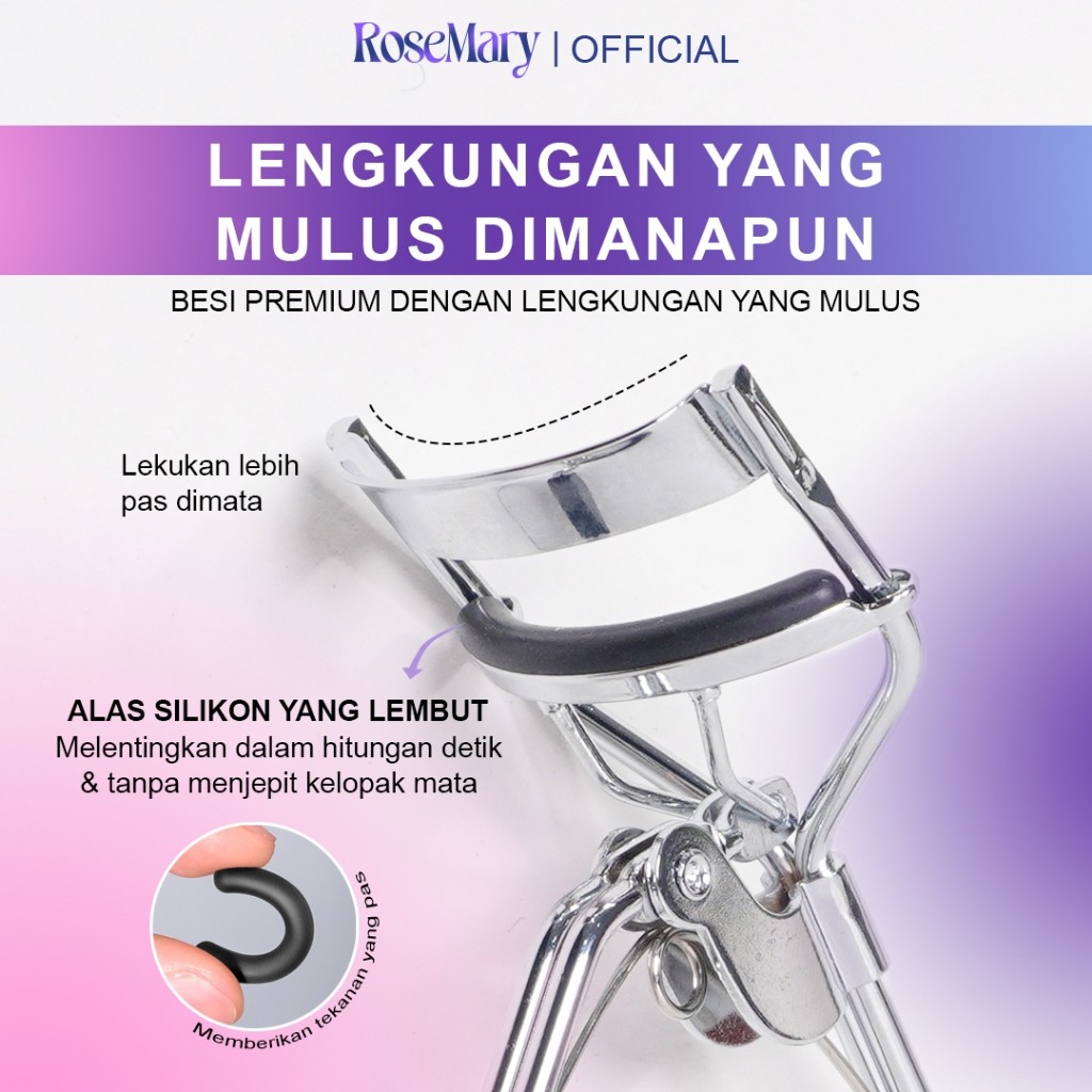 Rosemary Eyelash Curler | Penjepit bulu mata | Alat kecantikan | Pelentik Bulu Mata | Eyelash | Bulu Mata Lentik - Image 7
