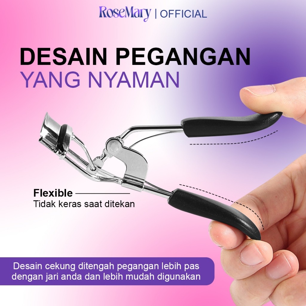 Rosemary Eyelash Curler | Penjepit bulu mata | Alat kecantikan | Pelentik Bulu Mata | Eyelash | Bulu Mata Lentik - Image 6