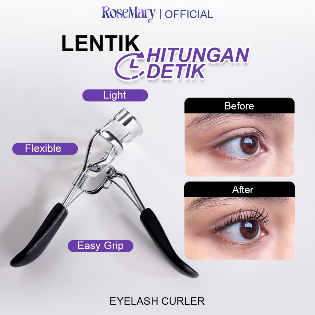 Rosemary Eyelash Curler | Penjepit bulu mata | Alat kecantikan | Pelentik Bulu Mata | Eyelash | Bulu Mata Lentik - Image 2