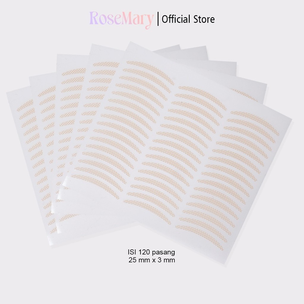 Rosemary Eyelid Tape Scoot Mata Isi 120 Pasang Lipatan Mata Scocth Mata Invisible Eyelid Tape LEM STIKER KELOPAK SELOTIP - Image 9